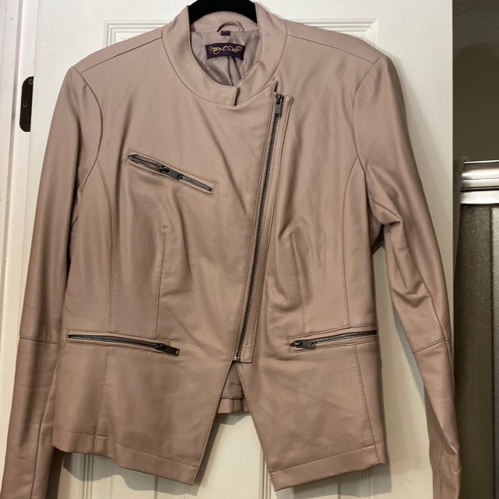 Nancy O Dell moto jacket